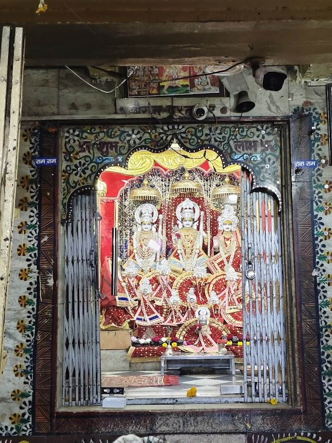 Deity shrine inside Kamtanath Temple at Kamadgiri, Chitrakoot