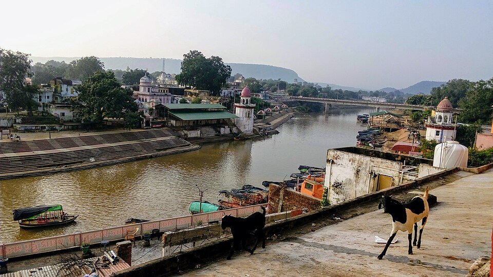 Ramghat on the Mandakini River in Chitrakoot